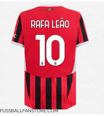 AC Milan Rafael Leao #10 Replik Heimtrikot 2024-25 Kurzarm